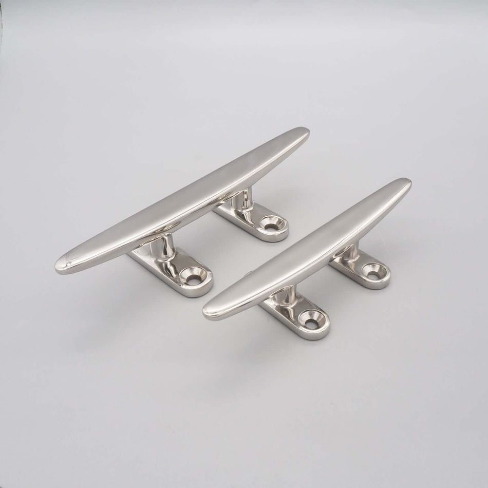 Bild på knap/pollare i rostfritt stål.