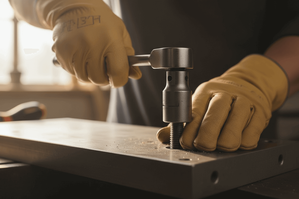 Monteringstips-rostfria-fästelement