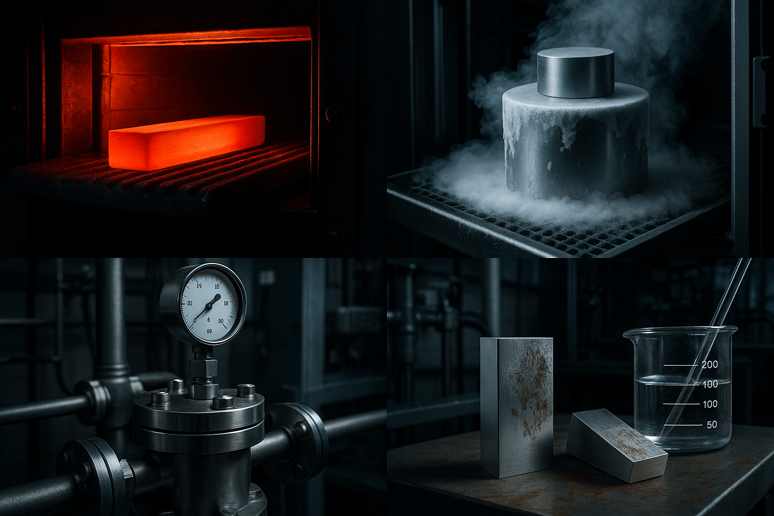 Rostfritt stål under extrema förhållanden: höga temperaturer, saltvatten, kemikalier