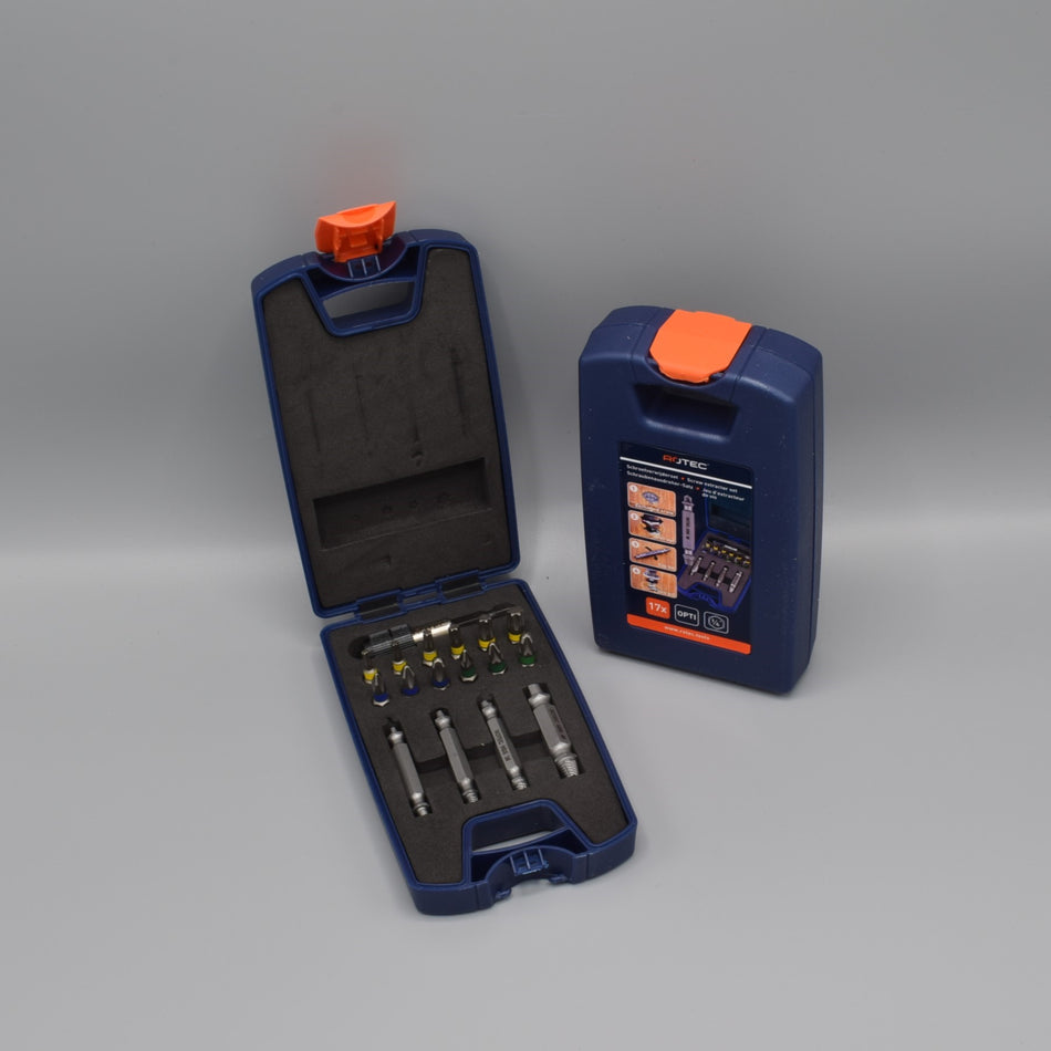 Bitssats med skruvutdragare | 17 delar
