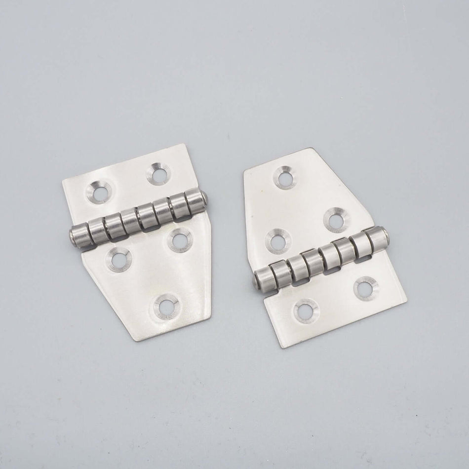 Bild på gångjärn i rostfritt stål