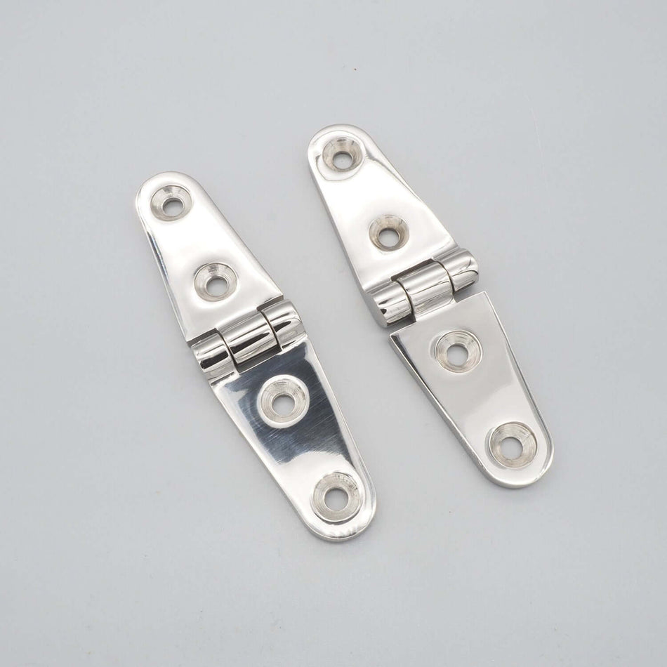 Bild på gångjärn i rostfritt stål