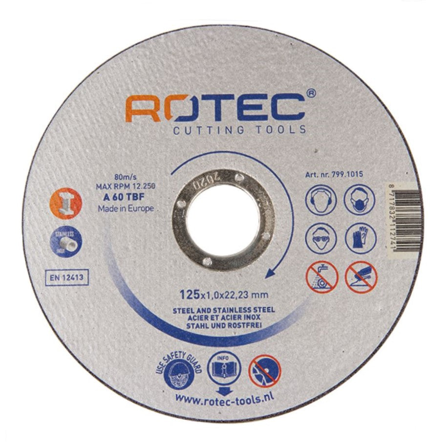 Bild på en kapskiva för metall från Rotec. 