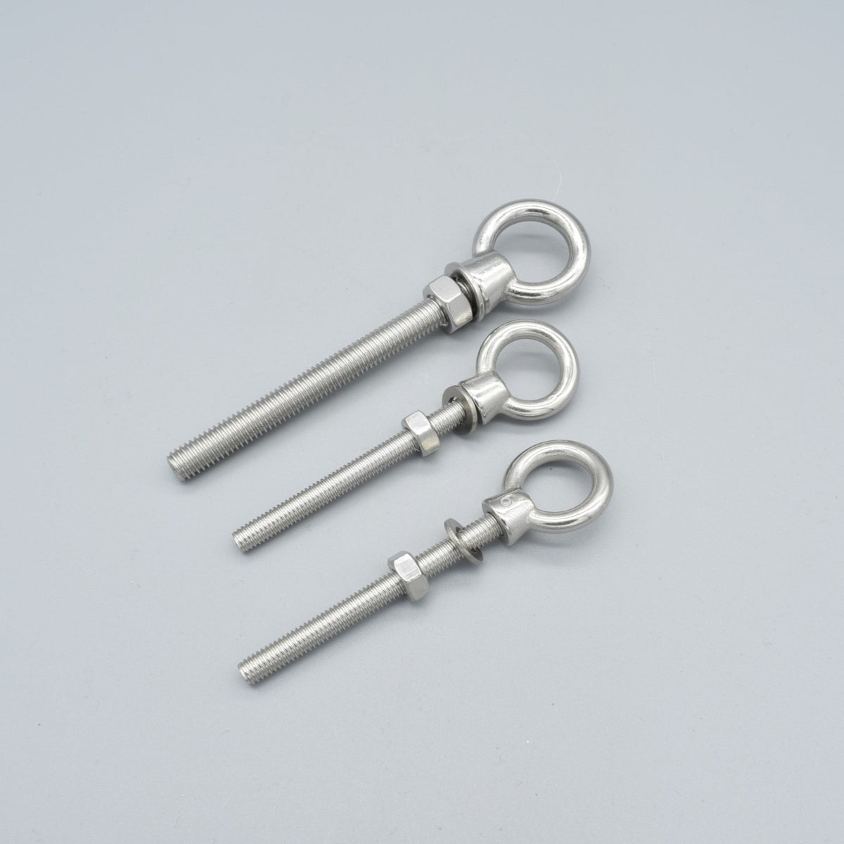 Bild på ögleskruv med metrisk gänga /maskingäna i rostfrittstål