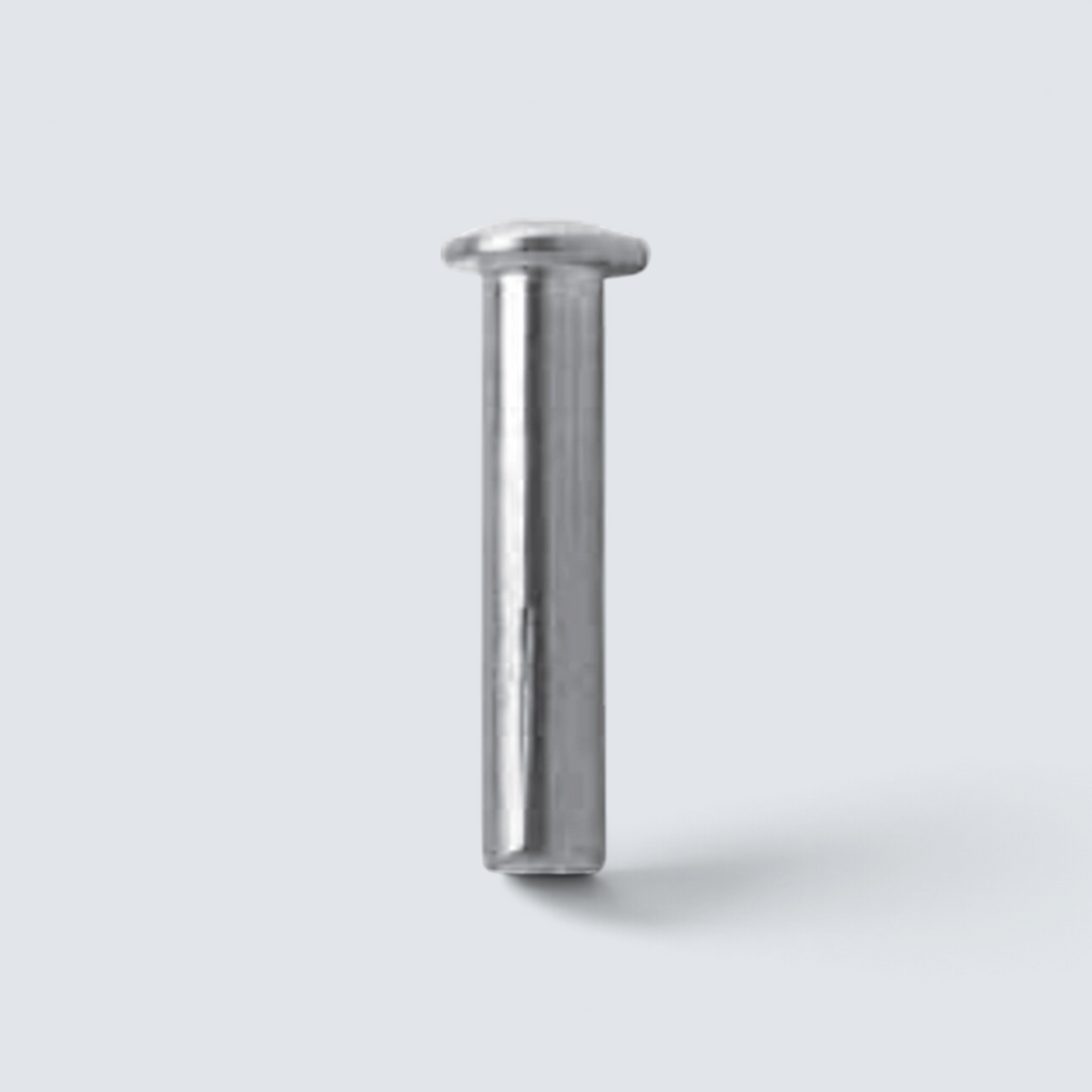 Rostfri.nu A4 stainless steel domehead terminal for wire railing, featuring a sleek low-profile rounded head.