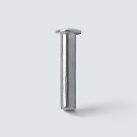 Rostfri.nu A4 stainless steel domehead terminal for wire railing, featuring a sleek low-profile rounded head.