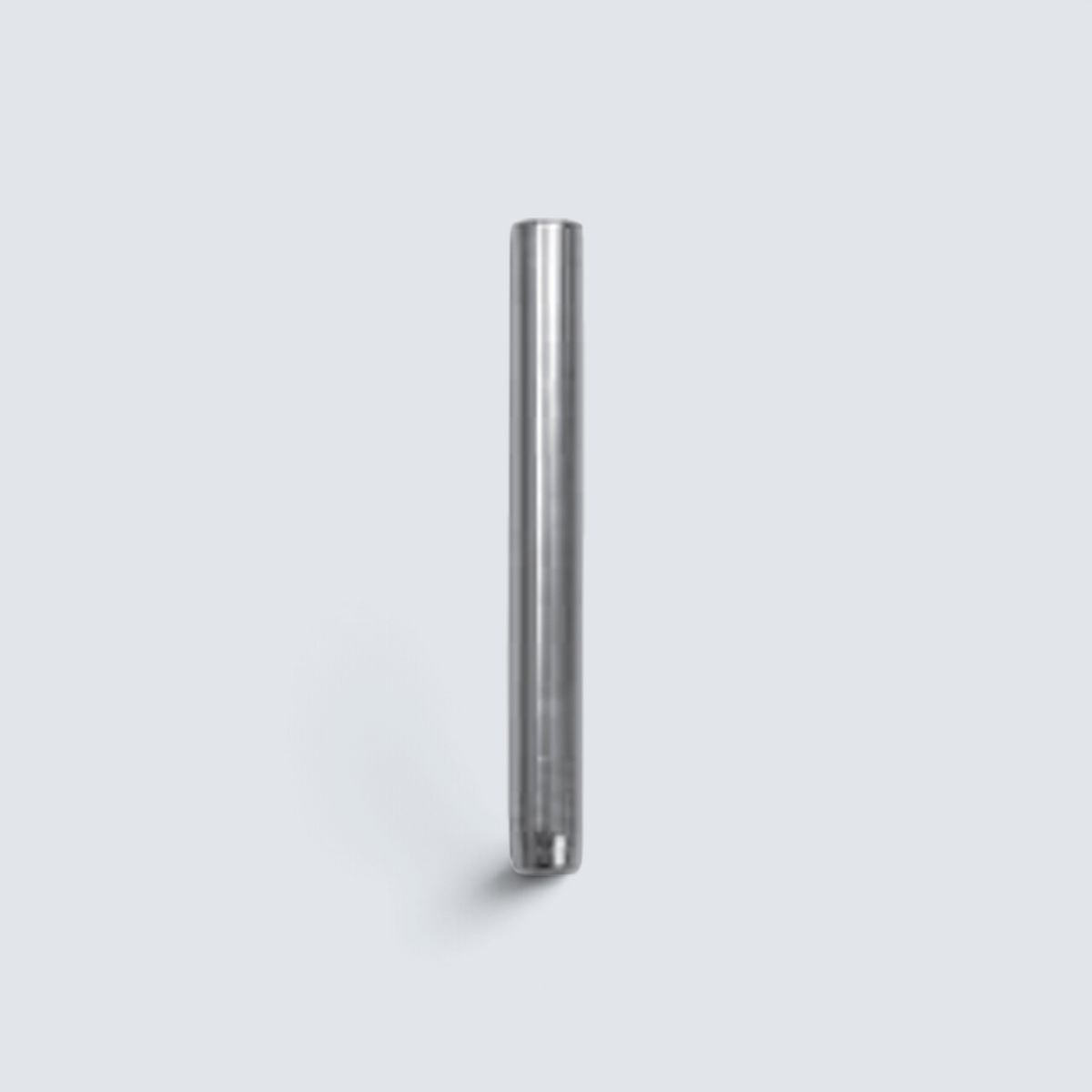 Rostfri.nu mini swage terminal in A4 stainless steel with internal left-hand thread for marine wire rope rigging.