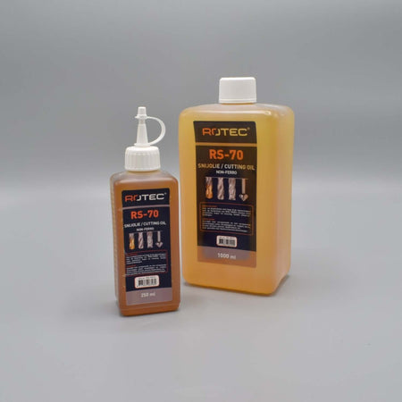 Bild på skärolja för metallberarbetning aluminium från Rotec.