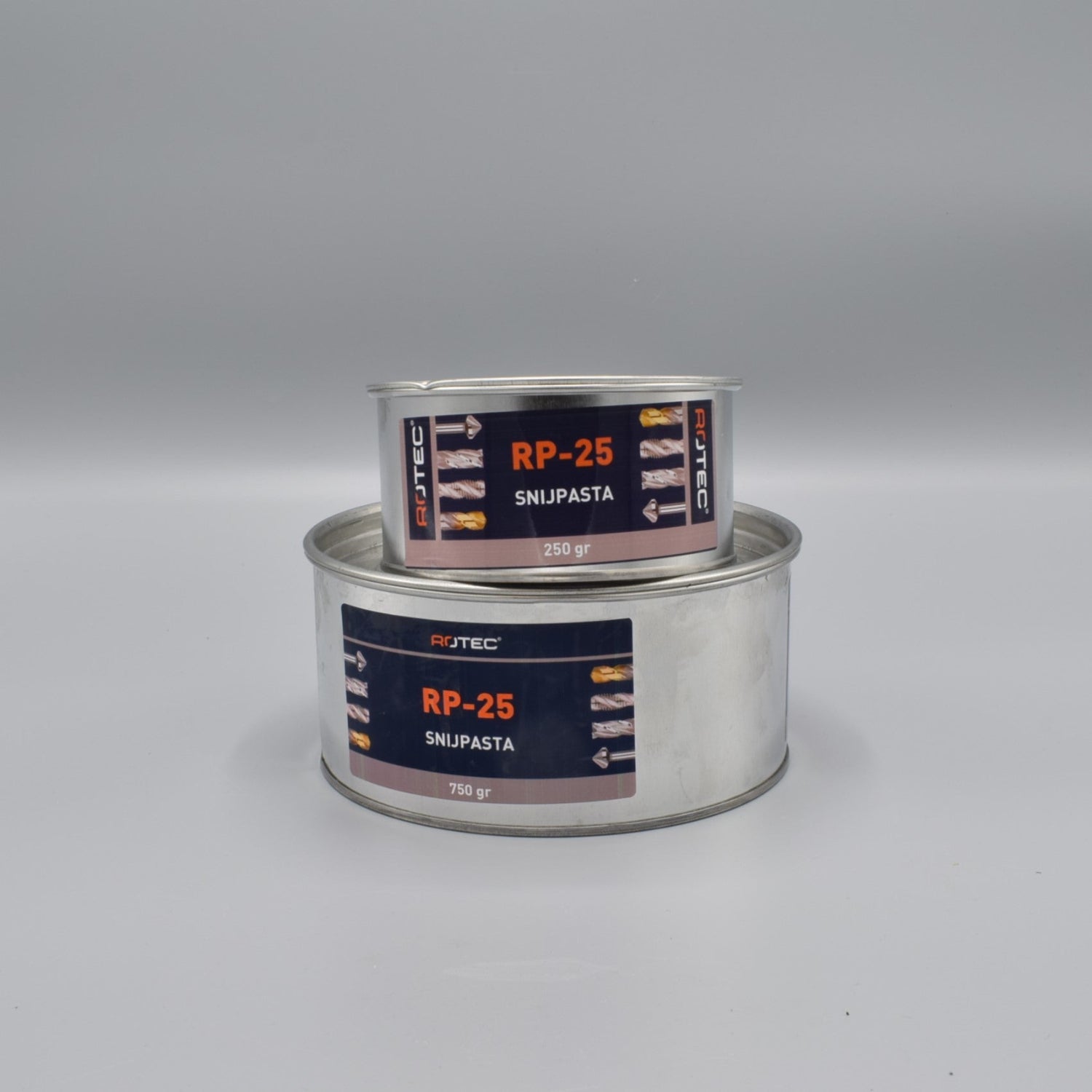 Bild på skärpasta för metallberarbetning från Rotec.