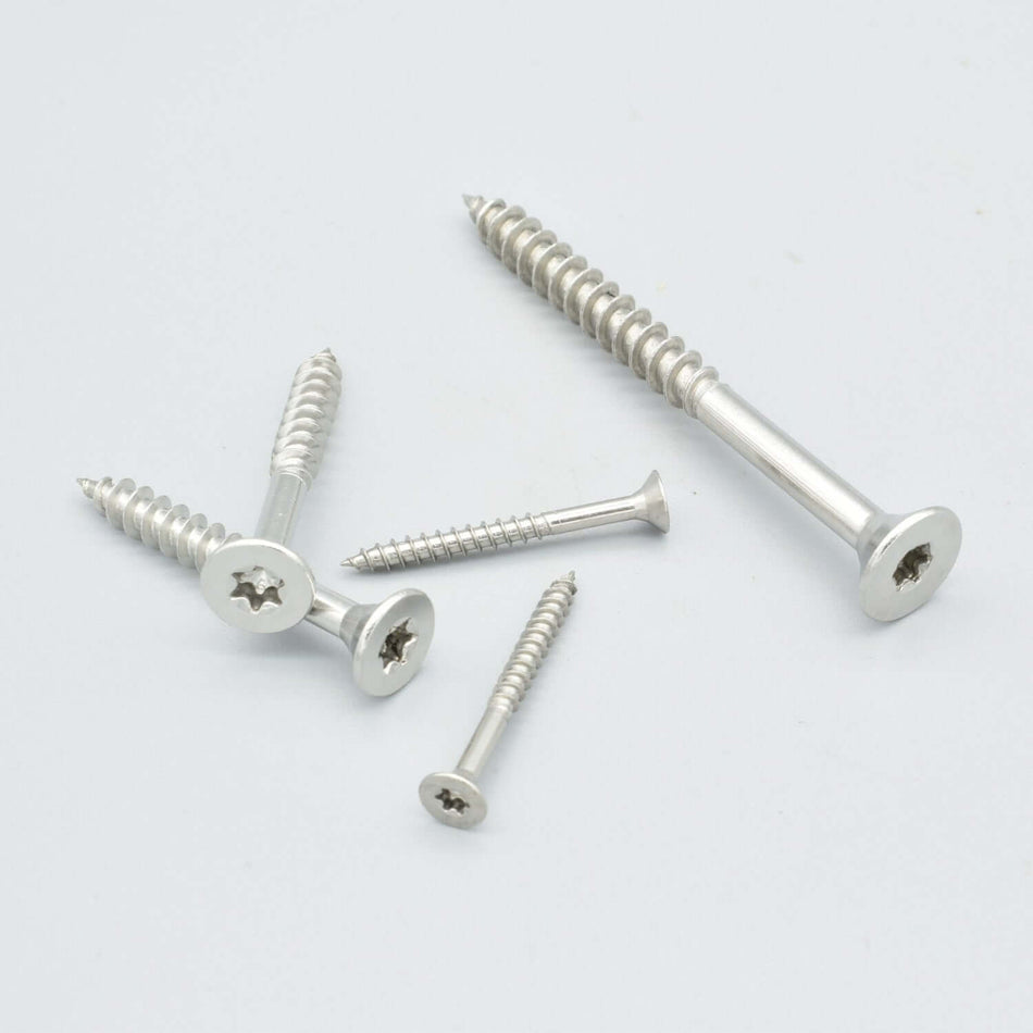 Bild på träskruv i rostfritt stål, DIN 9135