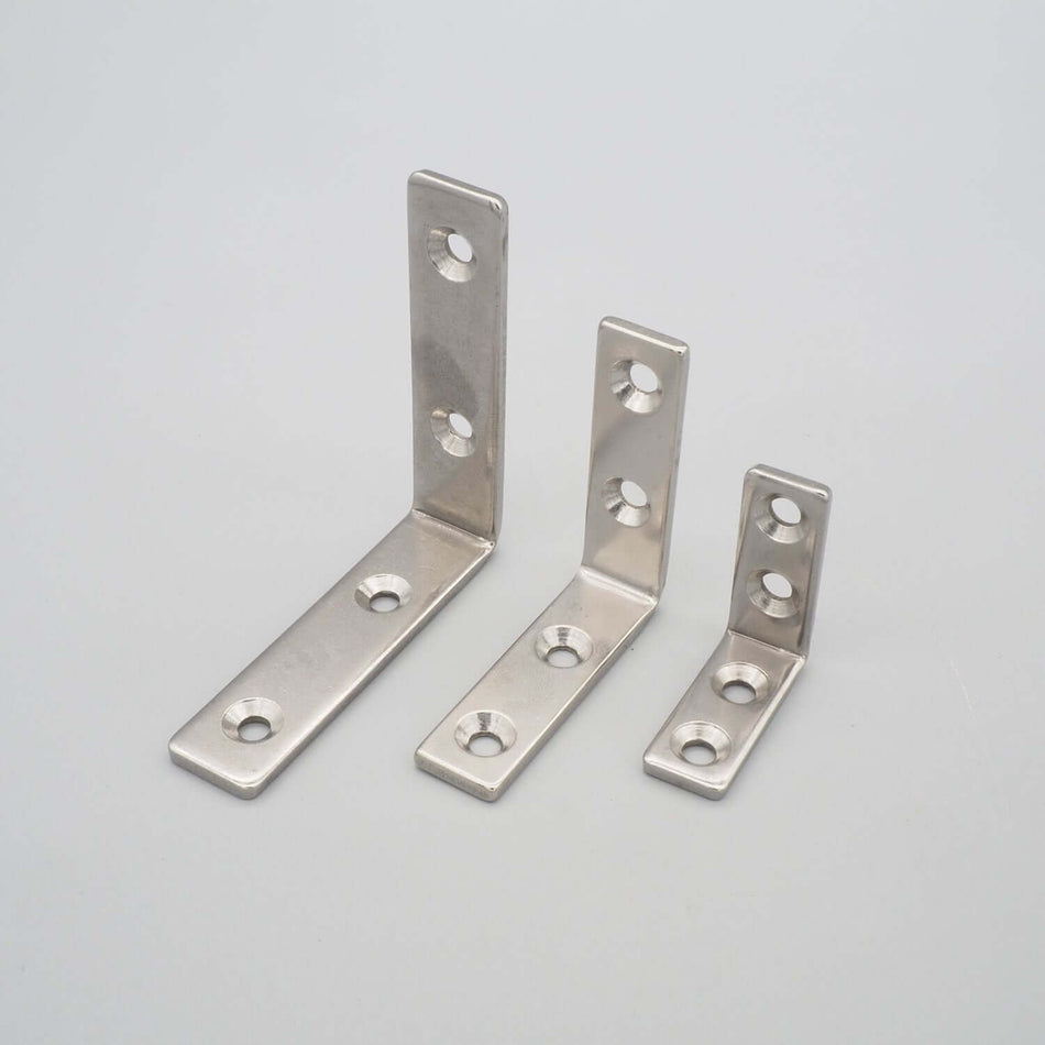 Bild på vinkeljärn i rostfritt stål