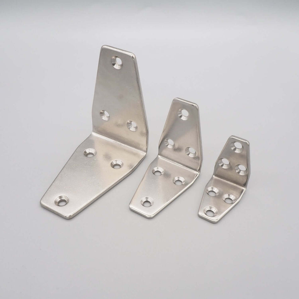 Bild på vikeljärn i rostfritt stål.